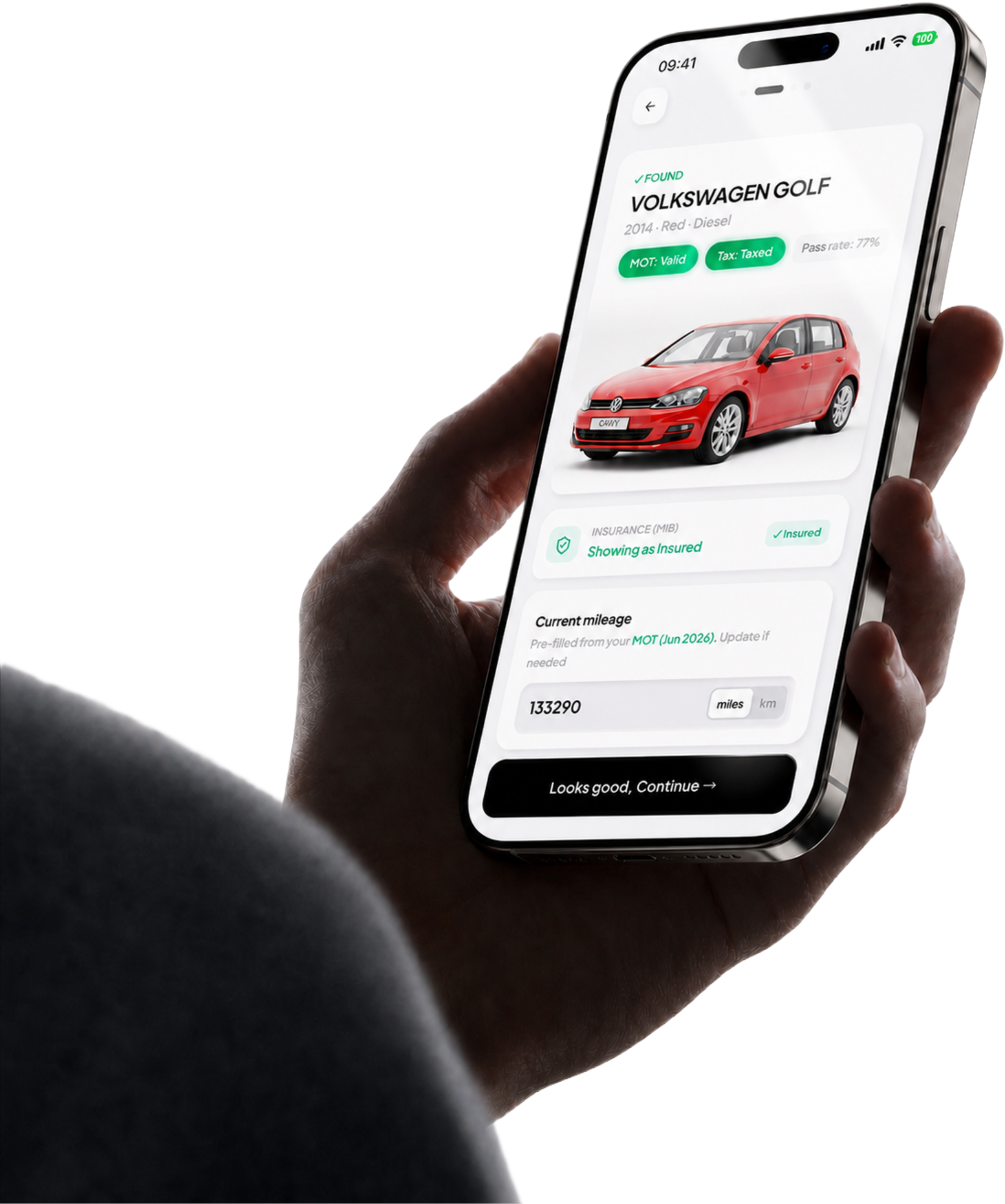 Carvy reg lookup screen